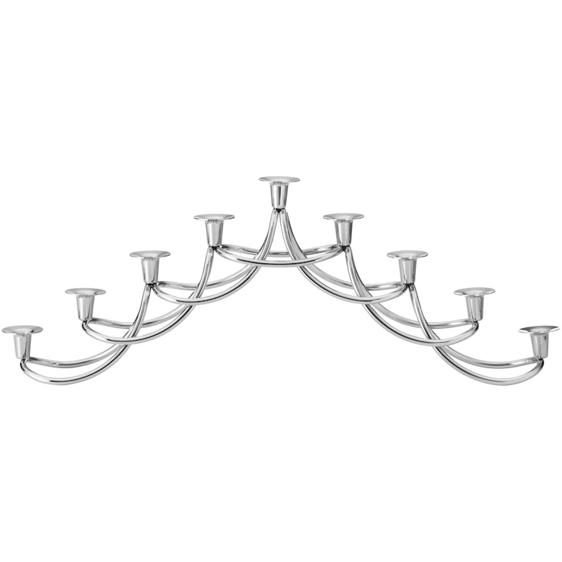 Harmony Menorah Kronleuchter, Edelstahl