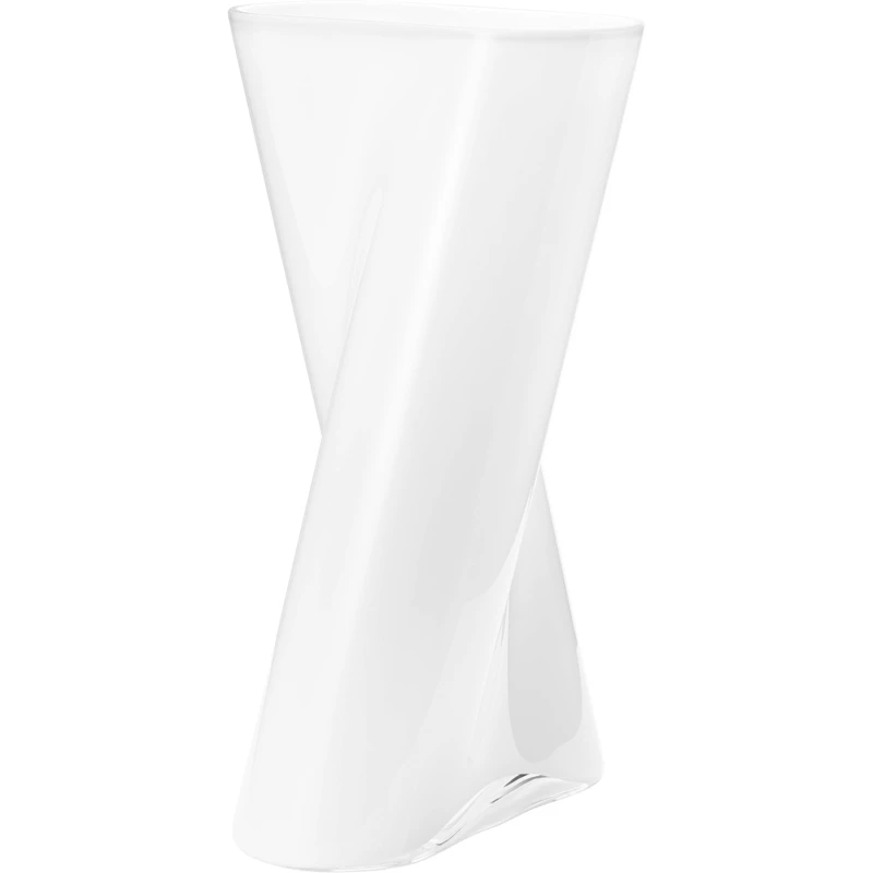 Lituus Vase 32 cm, Opalweiß