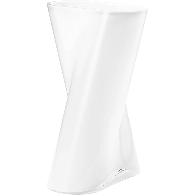 Lituus Vase 24 cm, Opalweiß
