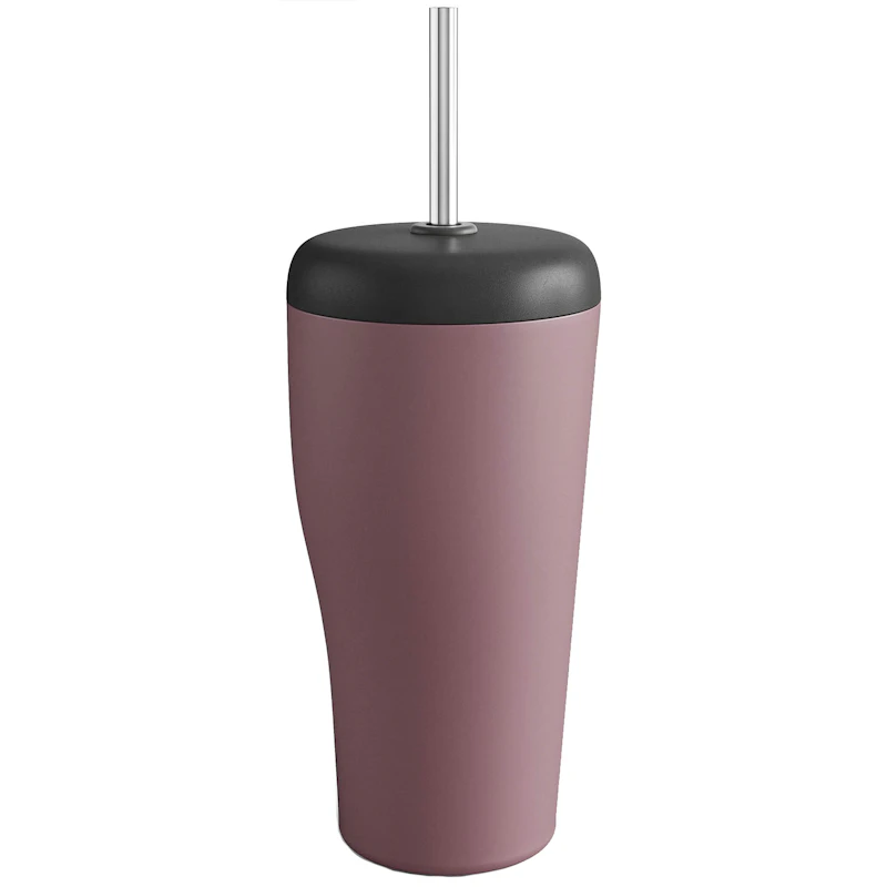 SKY Travle Tasse Mit Strohhalm, Rose