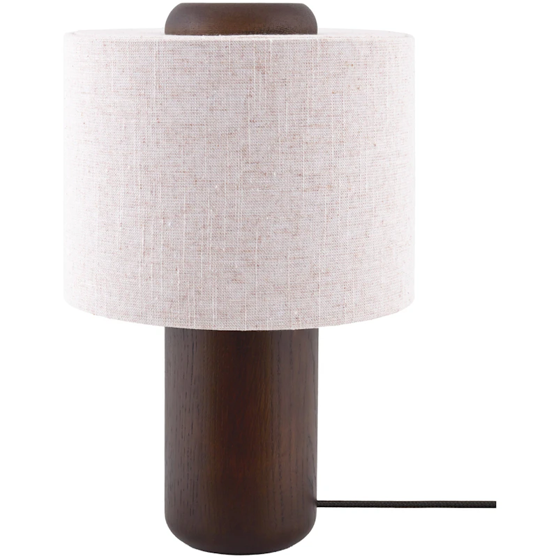 Bosco Tischlampe, Dunkel Gebeizte Eiche / Beige