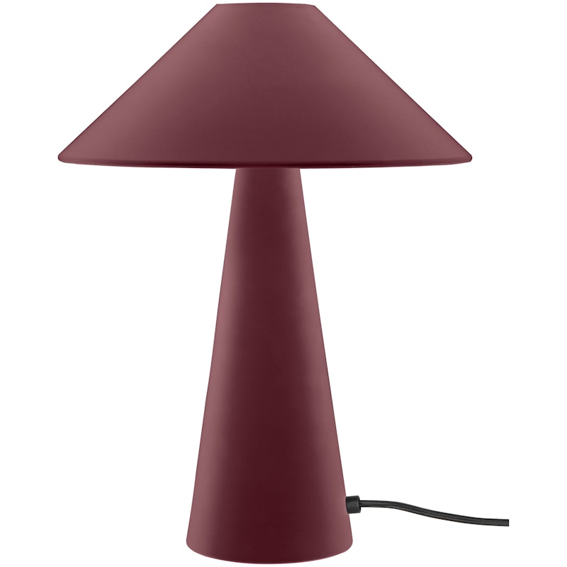 Cannes Tischlampe, Burgunderrot