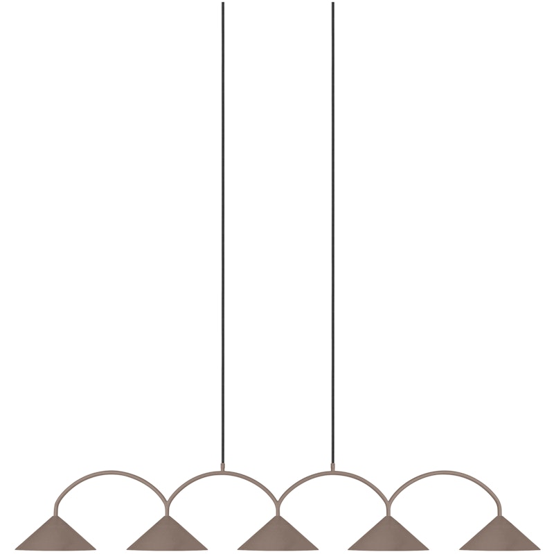 Curve 5 Hängelampe, Mocha