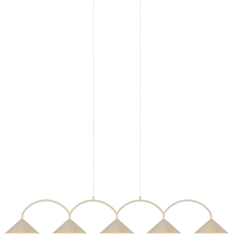Curve 5 Hängelampe, Beige