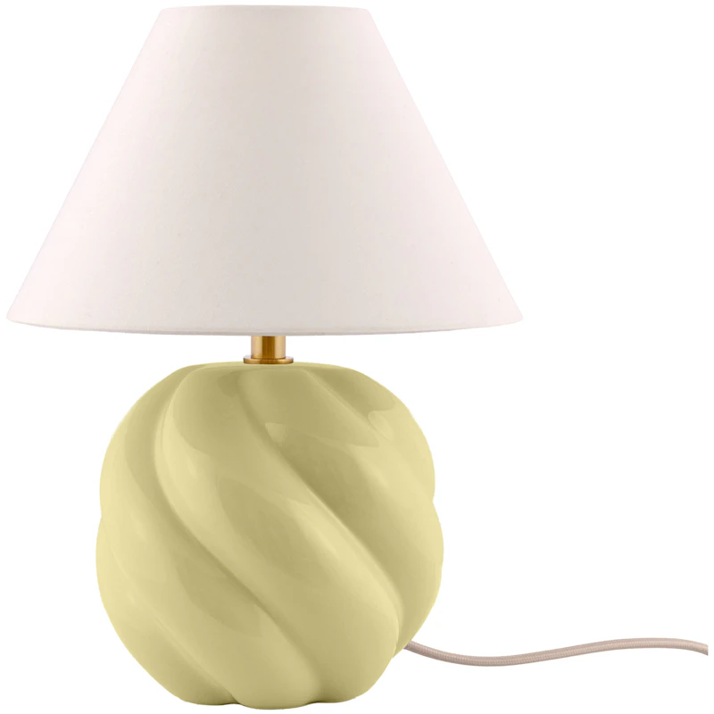 Dahlia 24 Tischlampe, Buttergelb