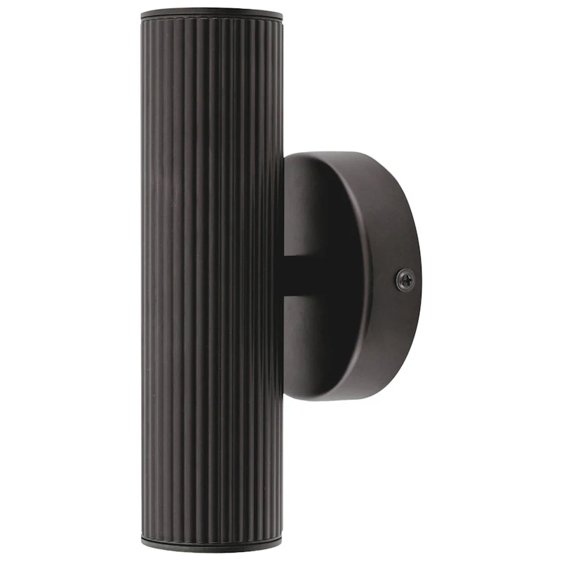 Hubble up/down Wandleuchte, Schwarz