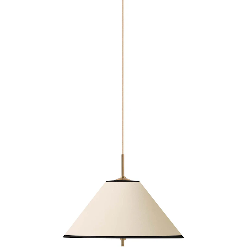 Iris 25 Hängelampe, Creme / Schwarz