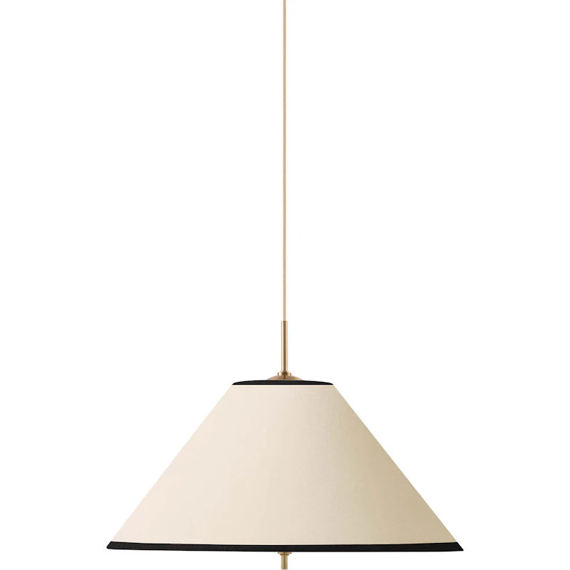 Iris 50 Hängelampe, Creme / Schwarz