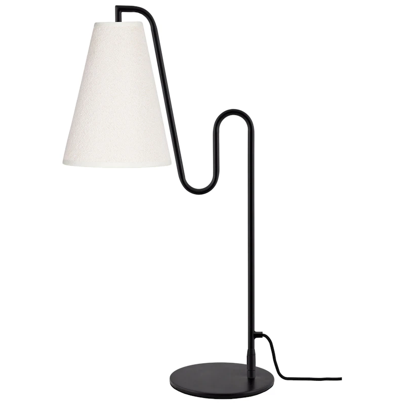 Lou Tischlampe, Schwarz / Weiß