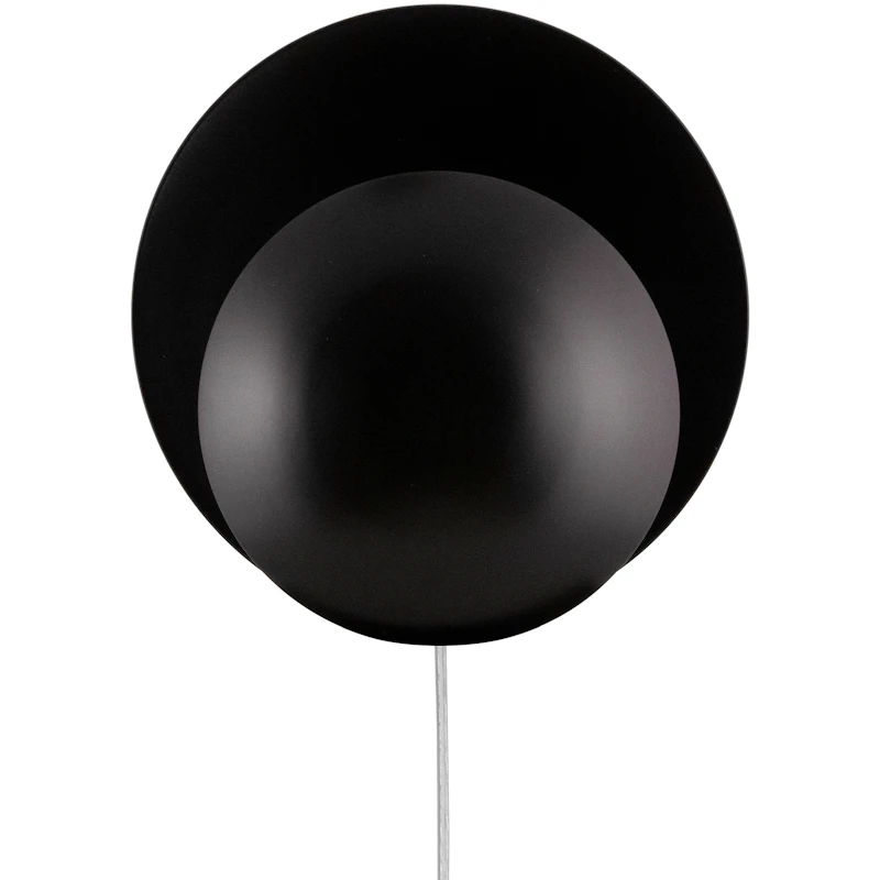 Orbit Wandleuchte, Schwarz