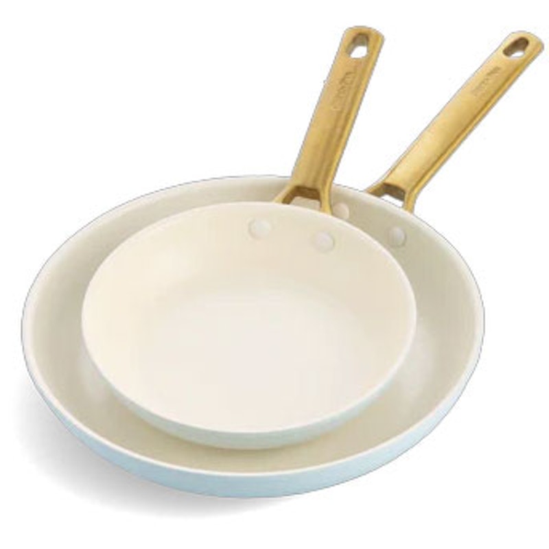 Padova Reserve Bratpfanne 2-er Set, Hellblau