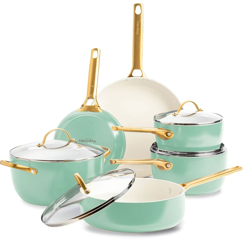Padova Reserve Topfset 6-er Set, Pastel Green