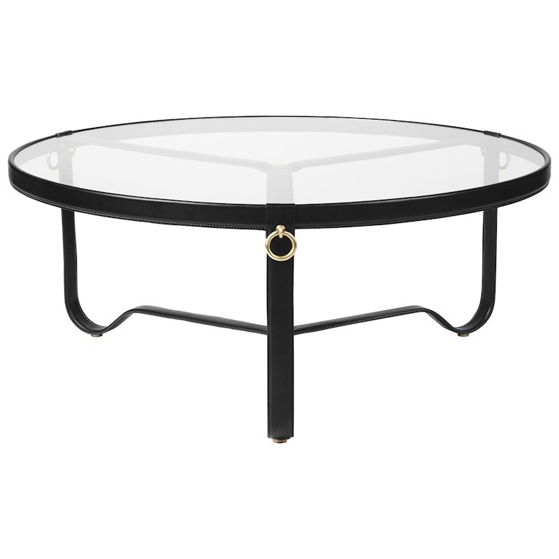 Adnet Kaffeetisch 100 cm, Schwarz