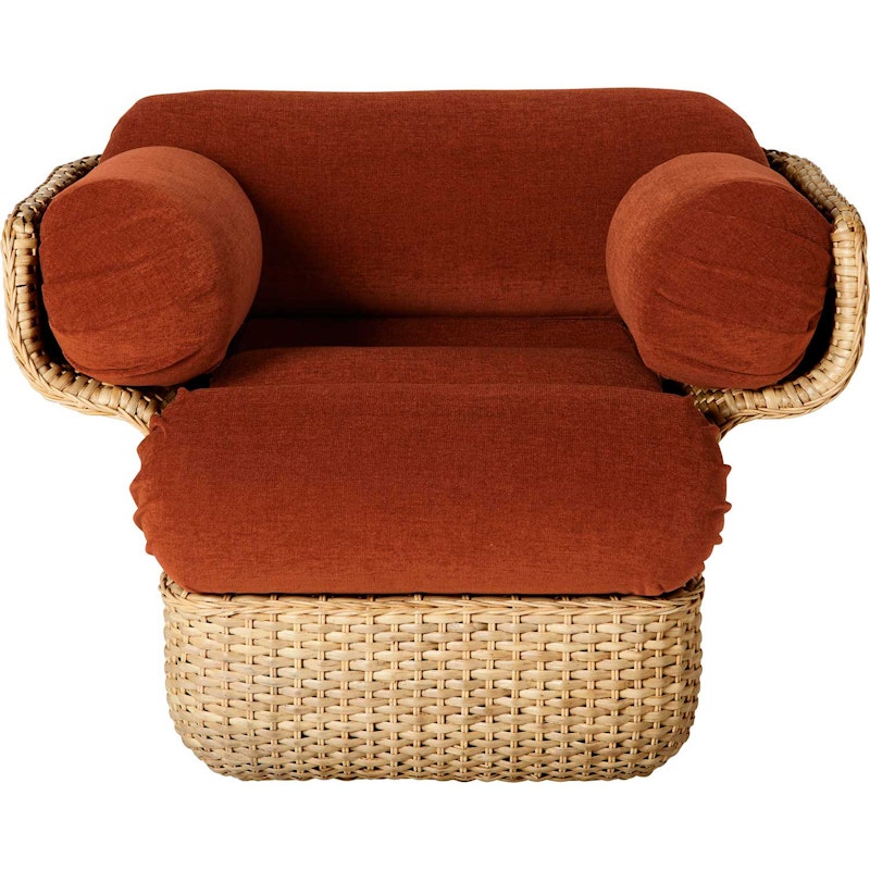 Basket Loungesessel, Rattan / Belsuede Sp Fr 133