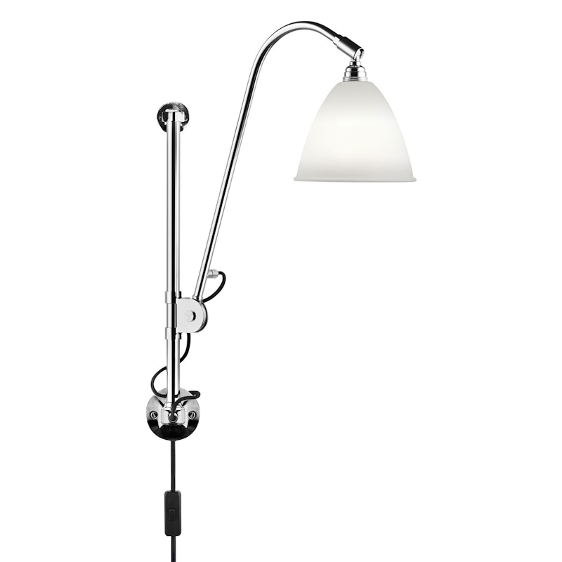 Bestlite BL5 Wandleuchte, Chrom/Porzellan
