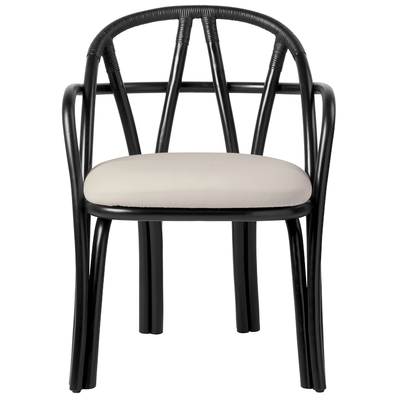 Bistra Esszimmersessel, Ebony / Fustagno 001