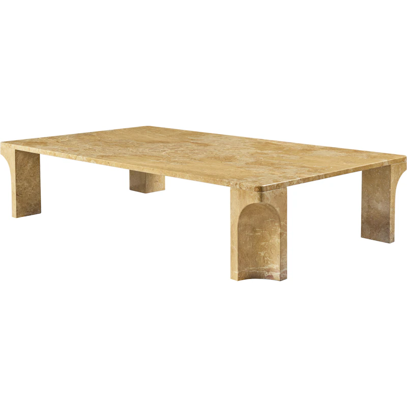 Doric Kaffeetisch 140x80 cm, Honey Amber