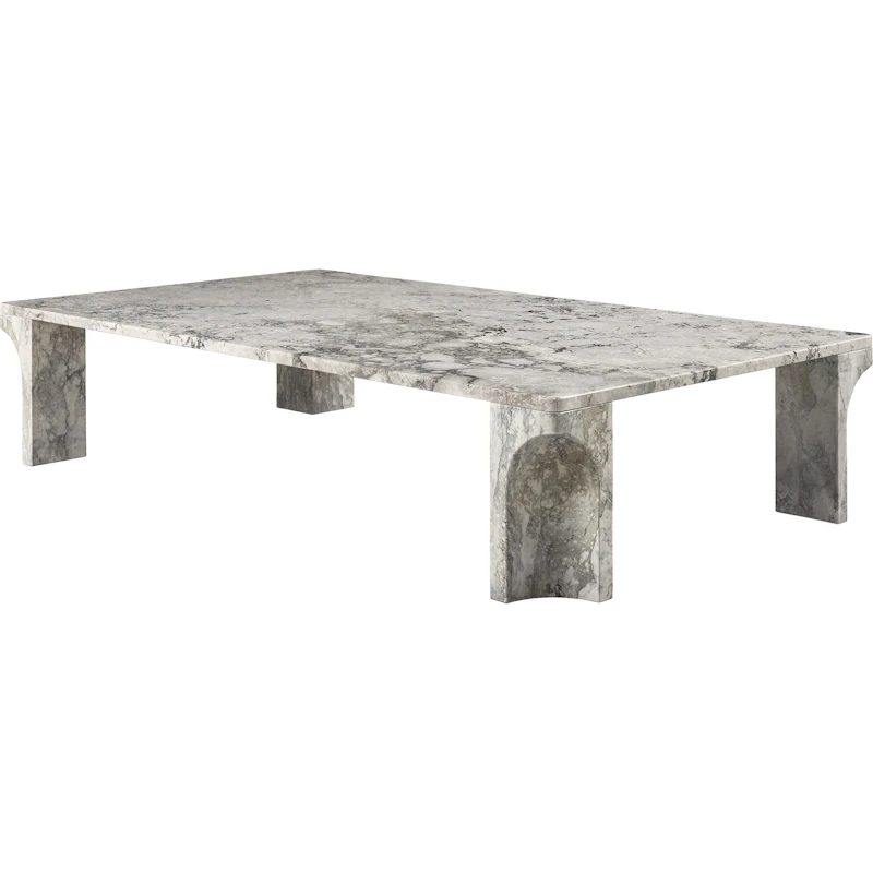 Doric Kaffeetisch 140x80 cm, Stormy Gray