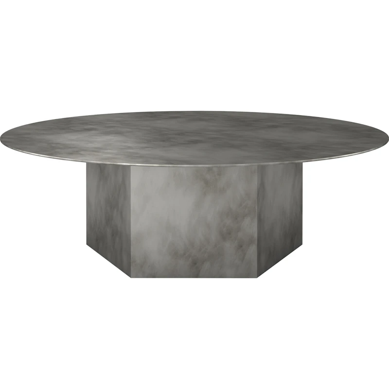Epic Kaffeetisch Ø110 Stahl, Misty Grey