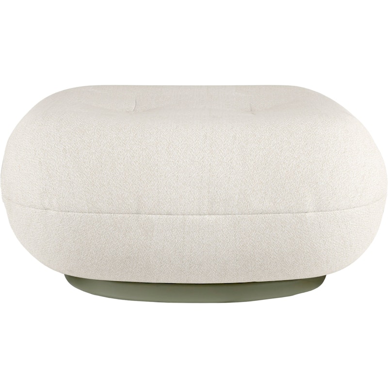 Pacha Outdoor Ottoman, Limonta Lorkey 40, Moosgrüner Fuß