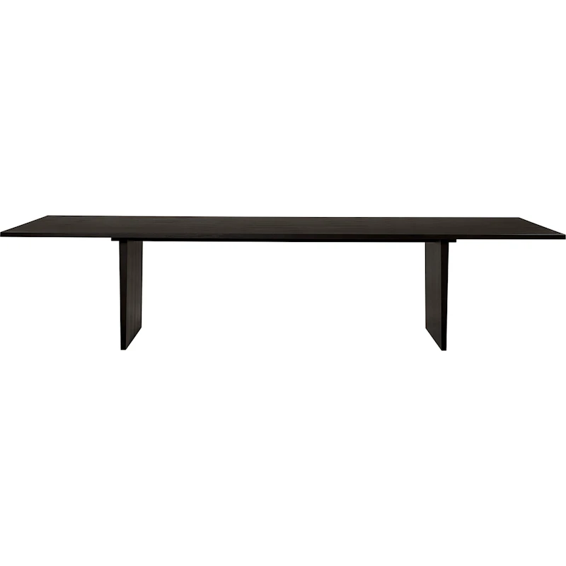 Private Esstisch 320 cm, Schwarzgebeizt Eschefarben