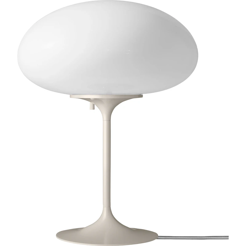 Stemlite Tischlampe 42 cm, Pebble Grey / Opal