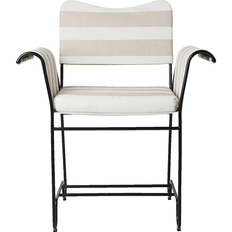 Tropique Esszimmerstuhl, Classic Black / Leslie Stripe 40