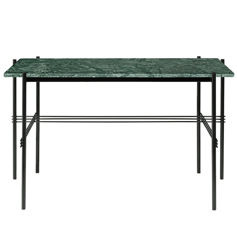 TS Schreibtisch, Schwarz / Green Marble