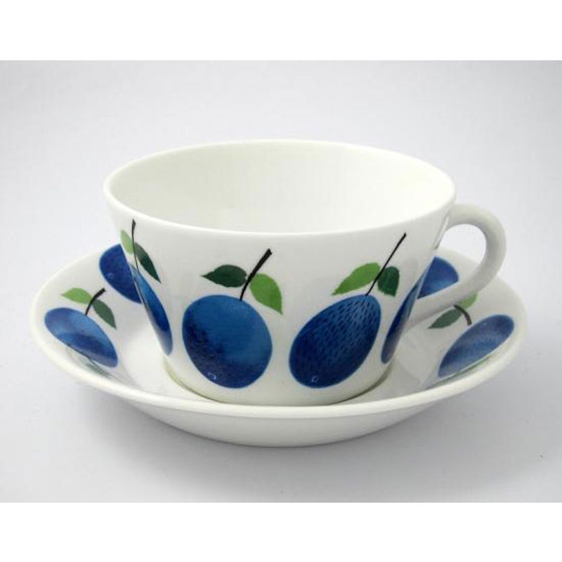 Prunus Teetasse mit Untertasse