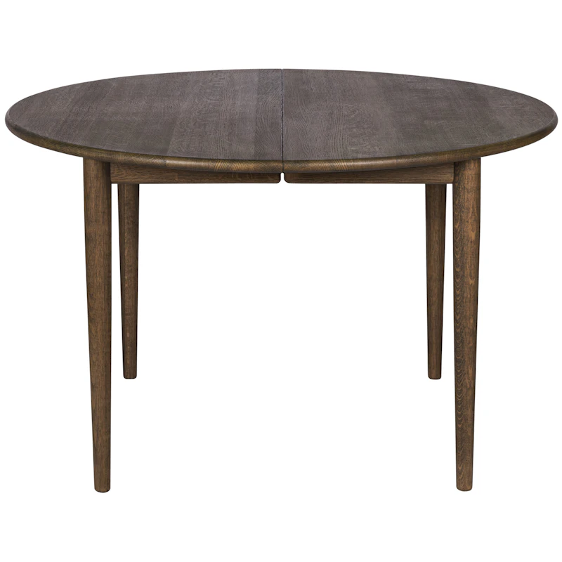 897 Esstisch Verlängerbar Ø105 cm, Geräucherte Eiche