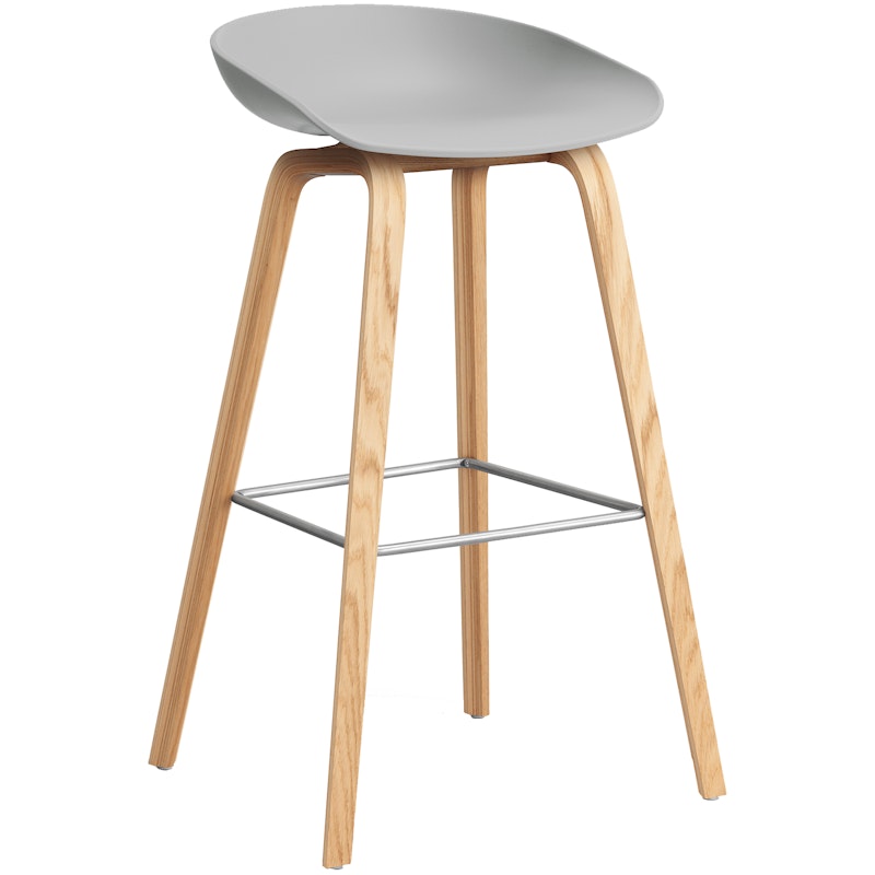 AAS 32 2.0 Barhocker 75 cm, Lackierte Eiche / Concrete Grey