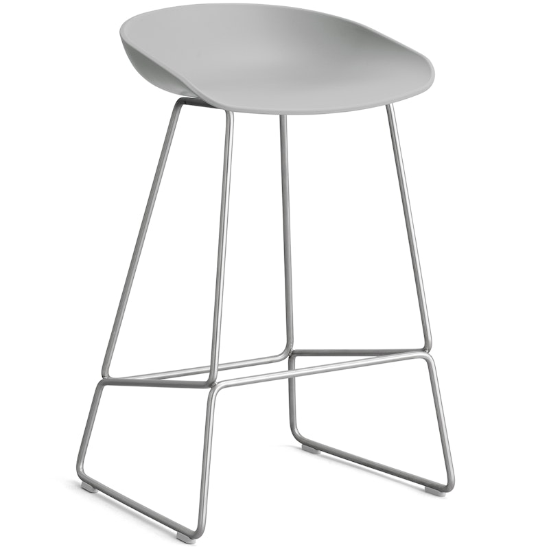 AAS 38 2.0 Barhocker 65 cm, Edelstahl / Concrete Grey