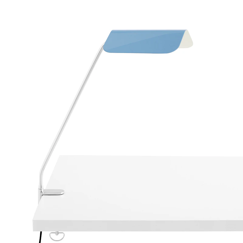 Apex Schreibtischlampe mit Klammer, Pastellblau
