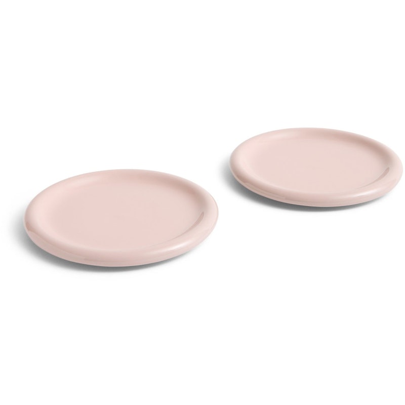 Barro Plate Set of 2 Ø24 cm, Pink