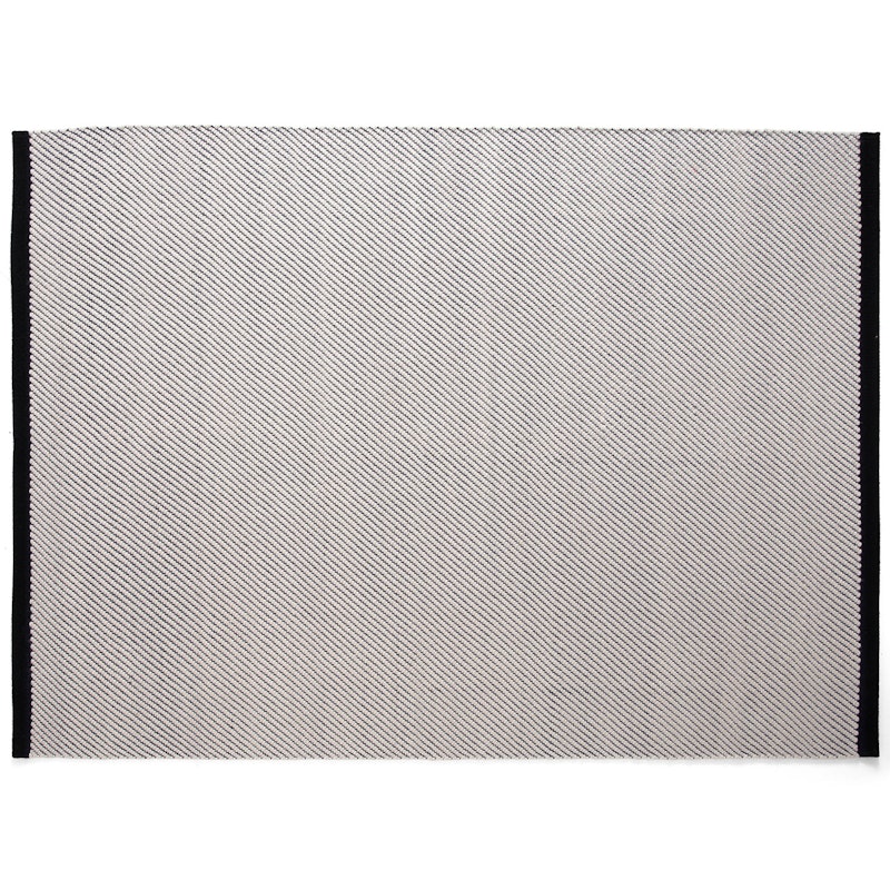 Bias Teppich 140x200 cm, Schwarz
