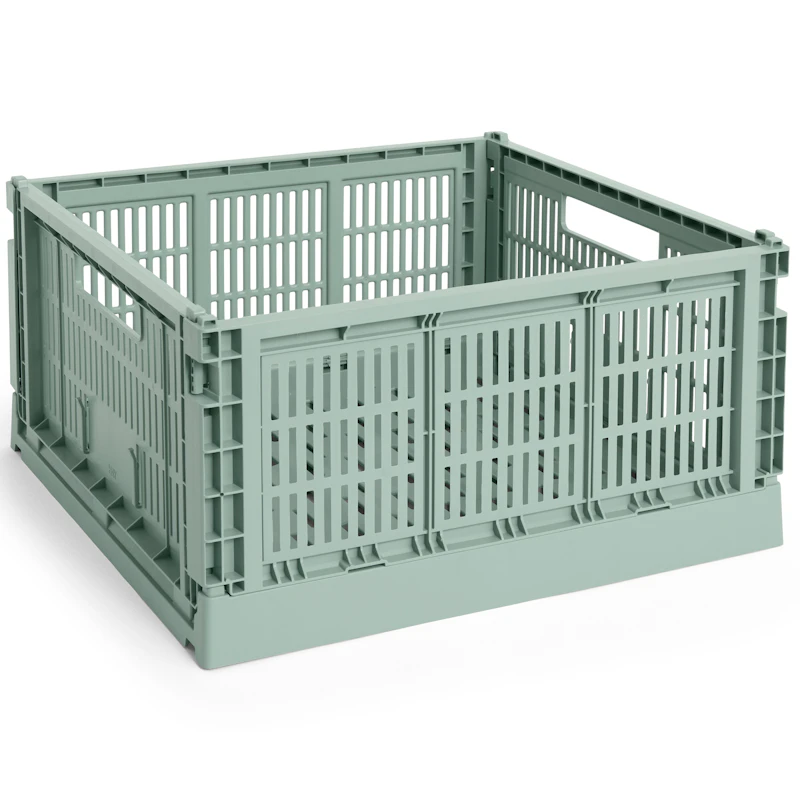 Colour Crate Large Square Aufbewahrung, Sage Green