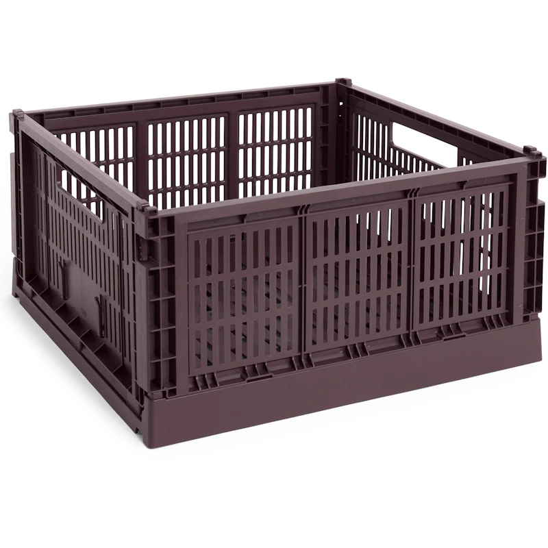 Colour Crate Large Square Aufbewahrung, Bordeaux