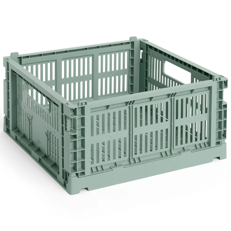 Colour Crate Medium Square Aufbewahrung, Sage Green