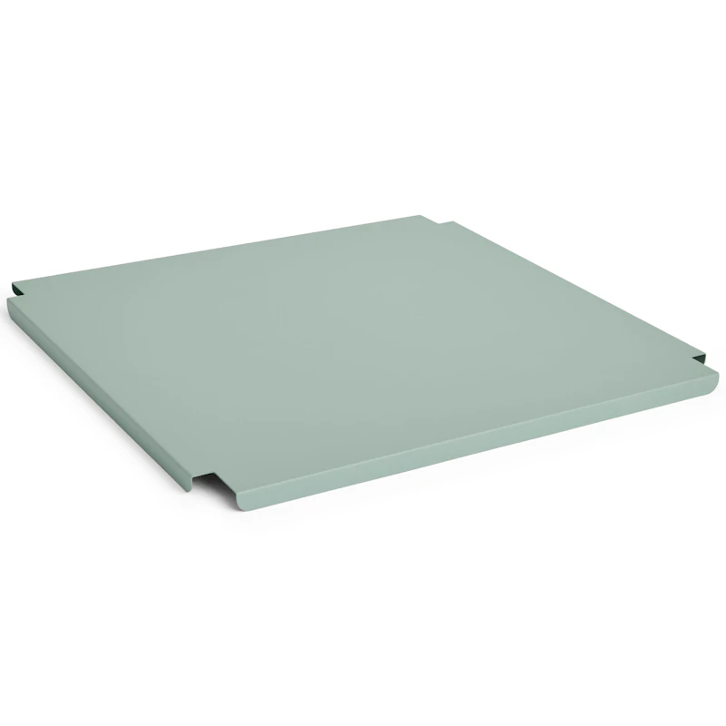 Colour Crate Metal Large Square Deckel, Sage Green