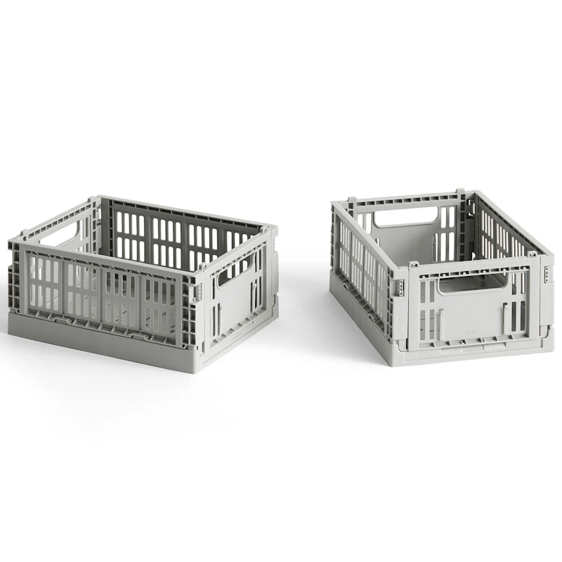 Colour Crate Mini Aufbewahrung 2-er Set, Grey
