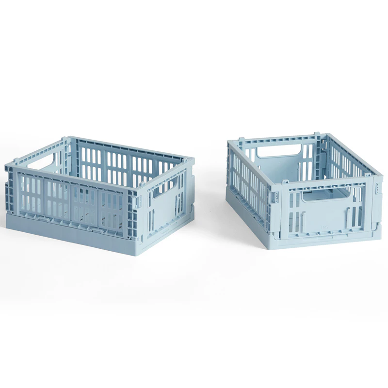 Colour Crate Mini Aufbewahrung 2-er Set, Soft Blue