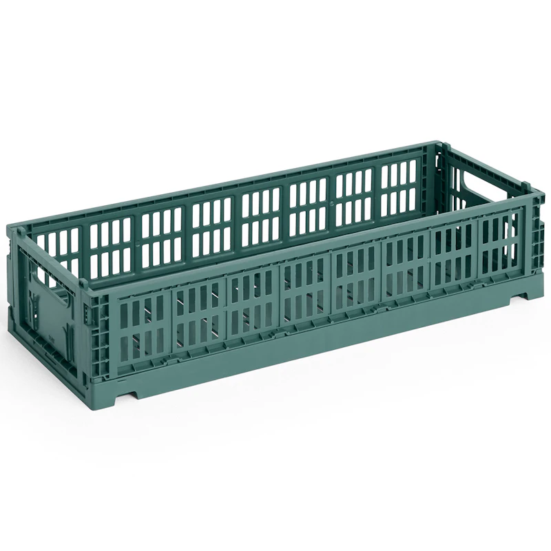 Colour Crate Mini Oblong Aufbewahrung, Dark Green