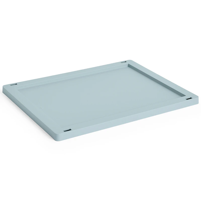 Colour Crate Plastic Medium Deckel, Dusty Blue