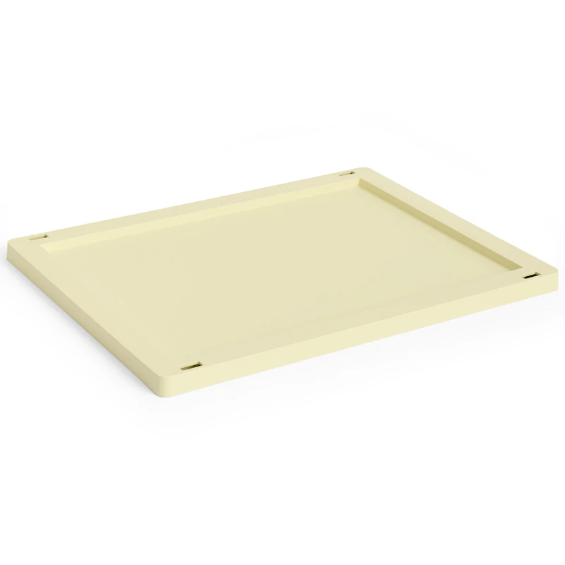 Colour Crate Plastic Medium Deckel, Light Yellow