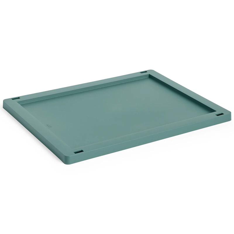 Colour Crate Plastic Medium Deckel, Dark Green