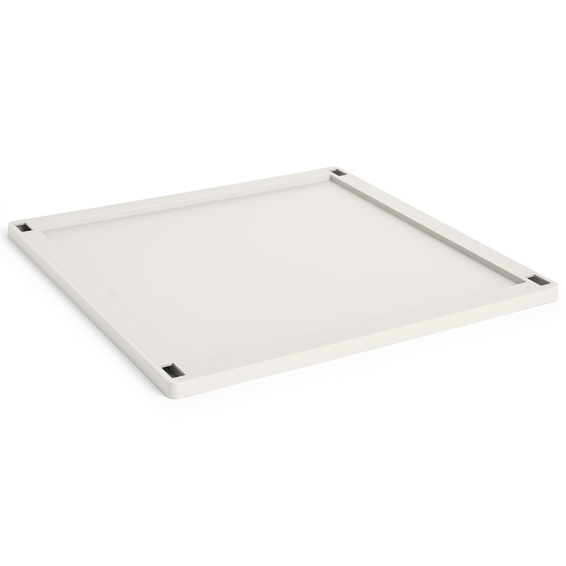 Colour Crate Plastic Medium Square / Cube Deckel, Off-white