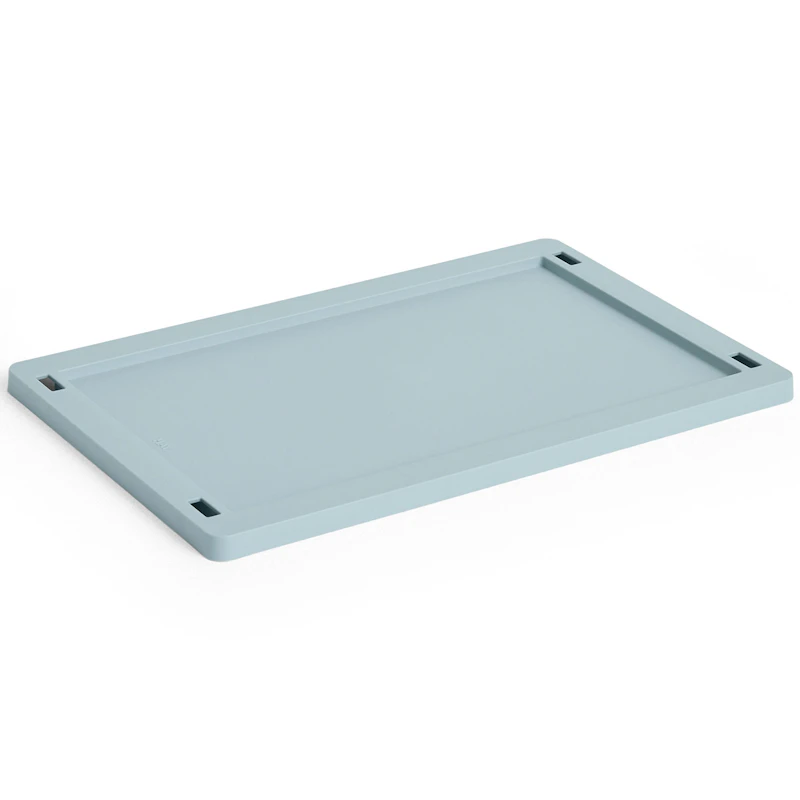 Colour Crate Plastic Small Deckel, Dusty Blue