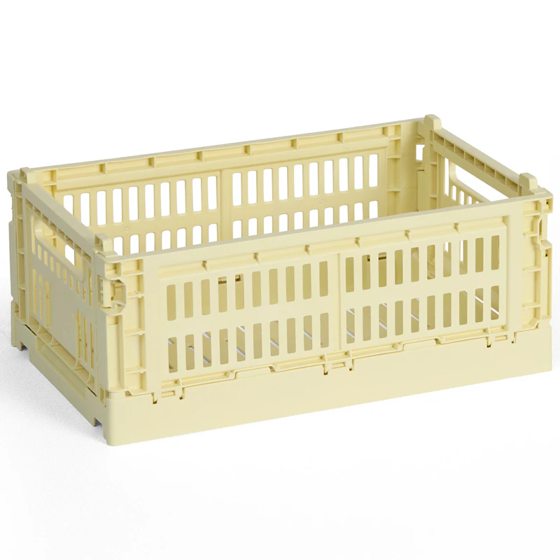 Colour Crate Small Aufbewahrung, Light Yellow