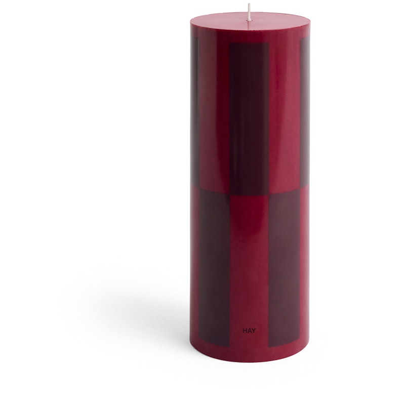Column Stumpenkerze Groß, Wine