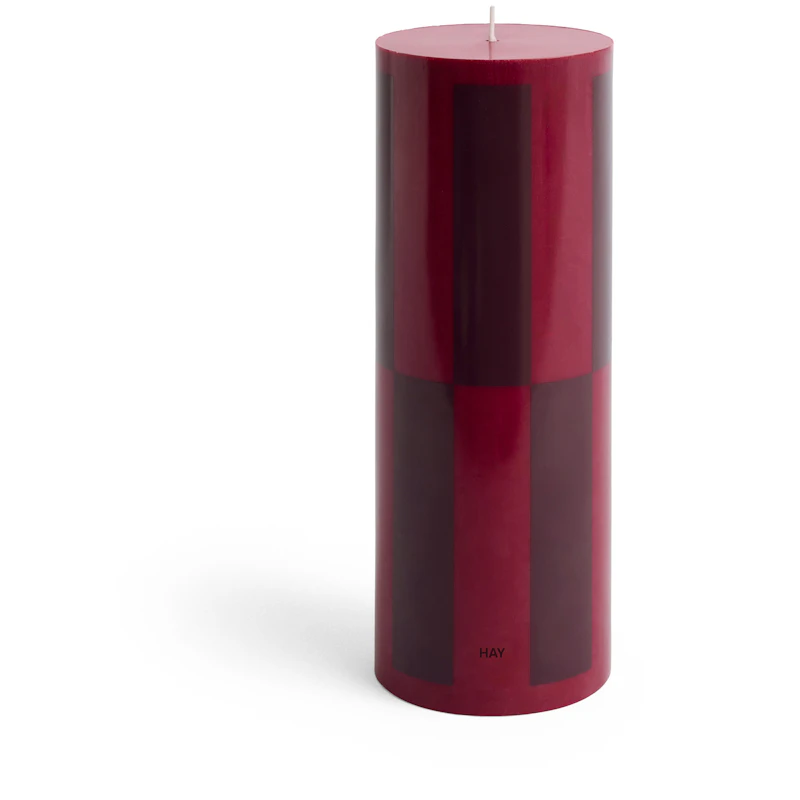 Column Stumpenkerze Groß, Wine